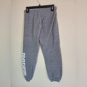 Victoria Secret Pink grey elastic waist with adjustable tie sweatpants, sz XS